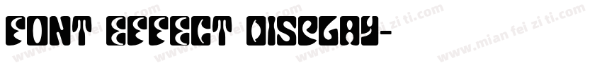 font effect display字体转换